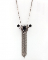 Cindy Smith® Ladies' Black Sun Necklace