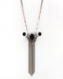 Cindy Smith® Ladies' Black Sun Necklace