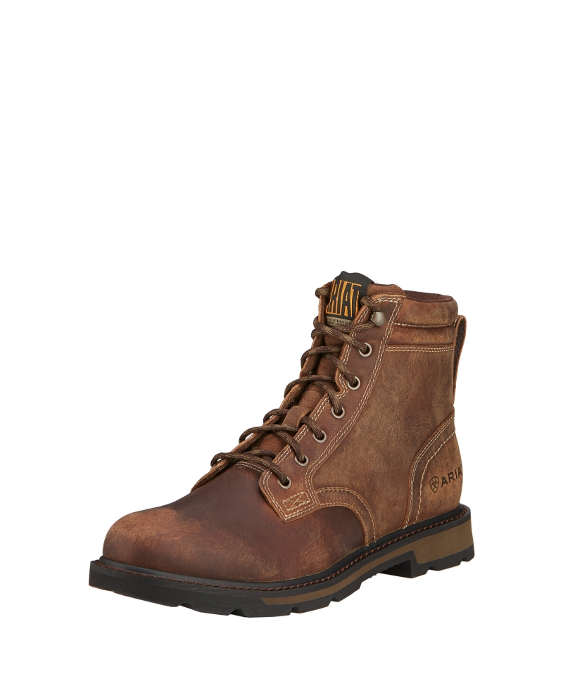 ariat lace up work boots