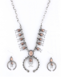 Cindy Smith® Ladies' Copper Accent Necklace Set