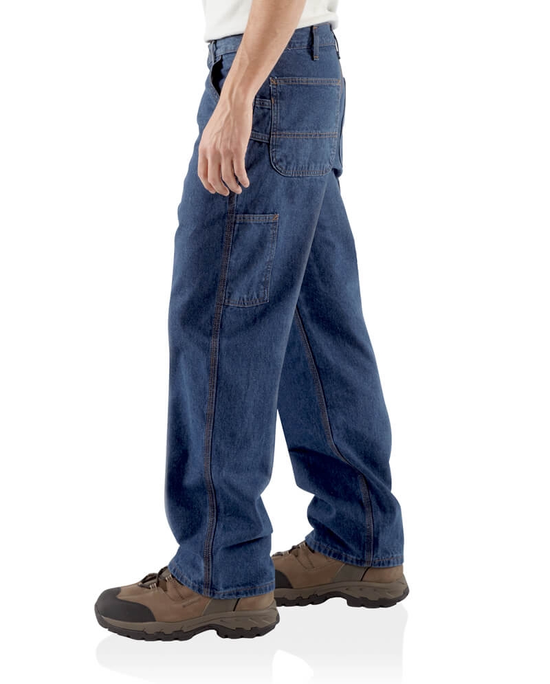 Carhartt® Men's Flame Resistant Denim Dungaree Pants - Fort Brands