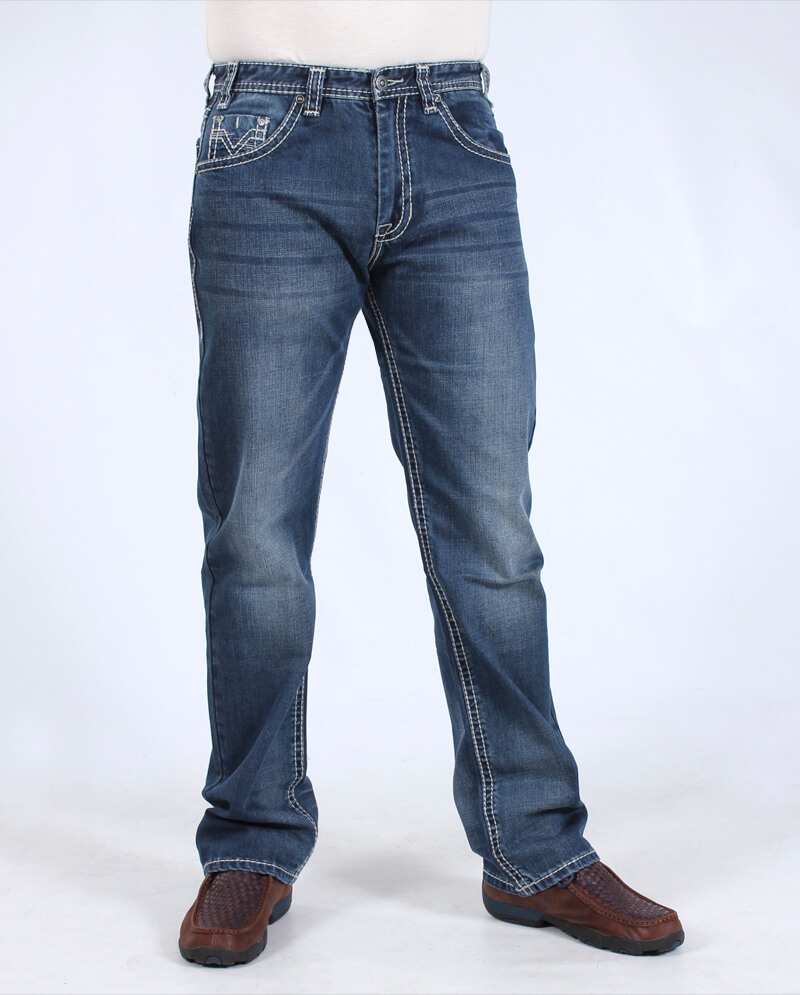 rock and roll cowboy men's jeans