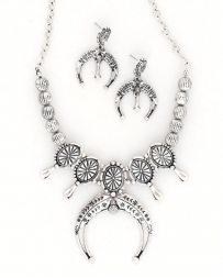 Cindy Smith® Ladies' Squash Blosson Necklace Set