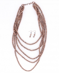 Cindy Smith® Ladies' Multi Strand Beaded Necklace Set