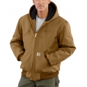 Carhartt® Men's Active Hooded Quilted Flannel Lined Jacket