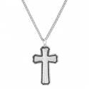 Montana Silversmiths® Men's Wheat Cross Necklace