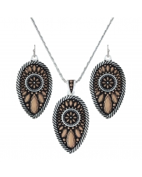 Montana Silversmiths® Ladies' Black And Copper 3 PC Set