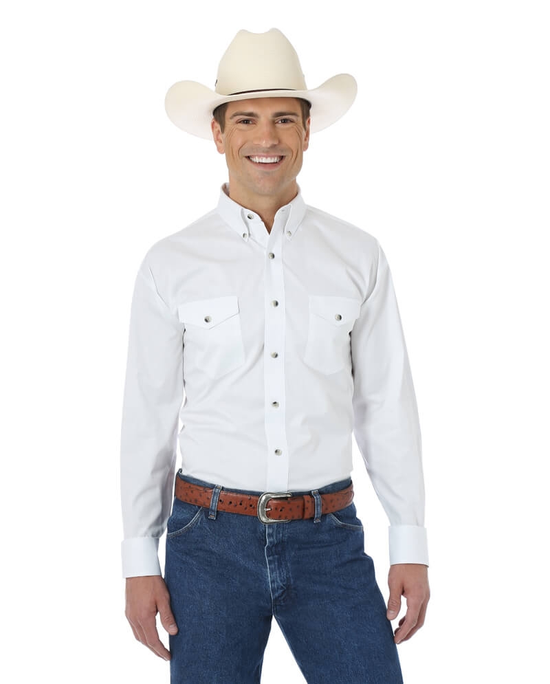 wrangler dress shirts