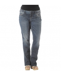 Silver Jeans® Ladies' Silver Curvy Suki Mid Slim Boot Jeans