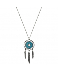 Rock 47 by Wrangler® Ladies' Blue Dream Catcher Necklace