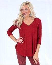 Survival Ladies' V Neck 3/4 Sleeve Tee