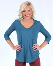 Survival Ladies' V Neck 3/4 Sleeve Tee