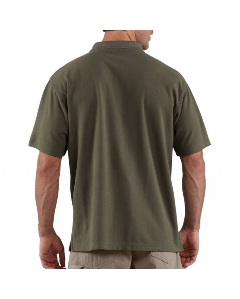 carhartt contractor's work pocket polo