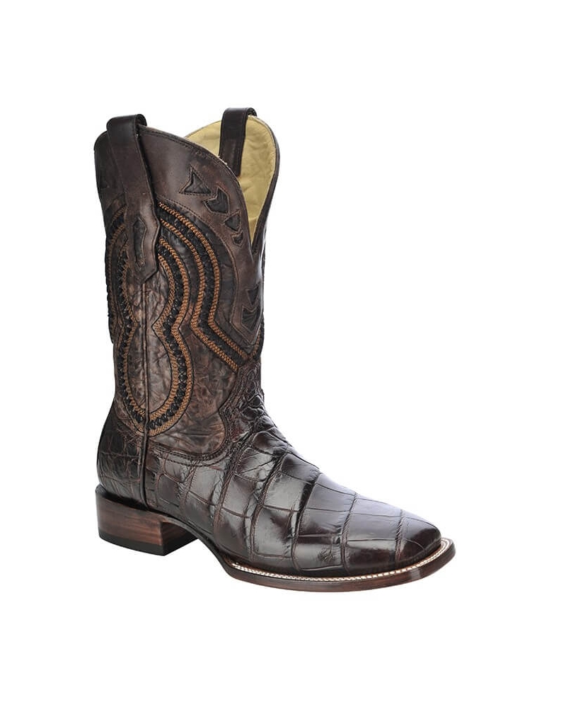 mens alligator boots