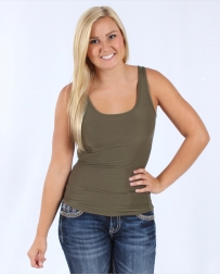 Derek Heart® Ladies' Basic Scoop Neck Tank