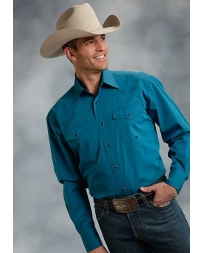 Roper® Men's Long Sleeve Solid Snap Shirt