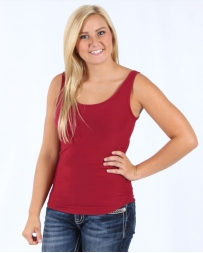 Derek Heart® Ladies' Basic Scoop Neck Tank