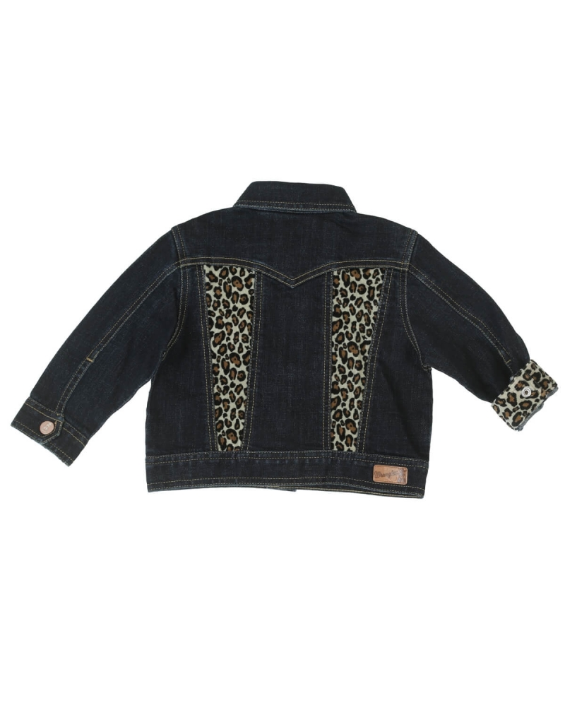 baby girl black denim jacket