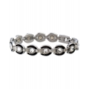 Sabona® Ladies' Gem Black Horseshoe Magnetic Bracelet