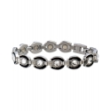 Sabona® Ladies' Gem Black Horseshoe Magnetic Bracelet