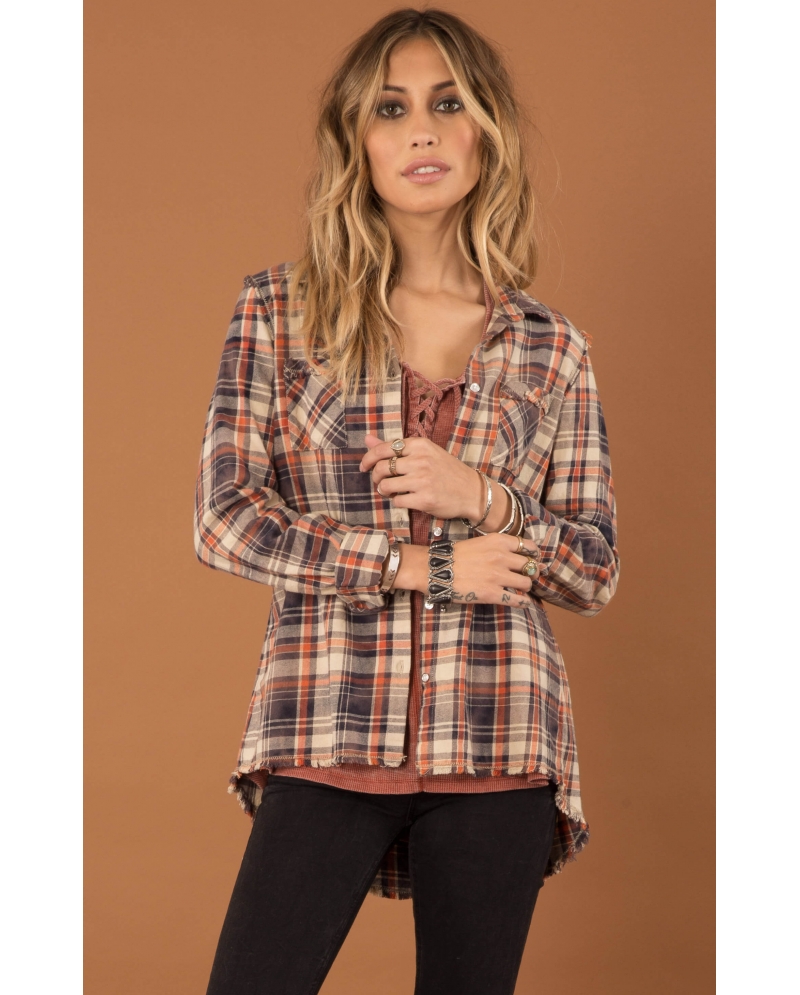 White Crow® Ladies' Lonestar Plaid 