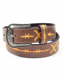 Twisted X® Men's Orange Barbwire Belt