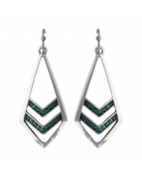 Montana Silversmiths® Ladies' Chevron Drom Earrings