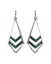 Montana Silversmiths® Ladies' Chevron Drom Earrings