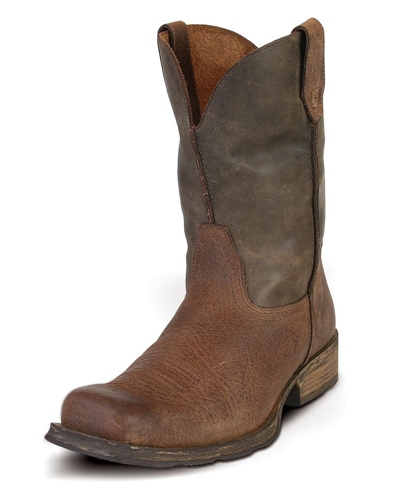 ARIAT Uomo Sierra Stivali Da Lavoro Puntera Larga - Pelle Scamosciata E Gomma - Colore Aged Bark - Taglia 42.5 Larga (Weit)