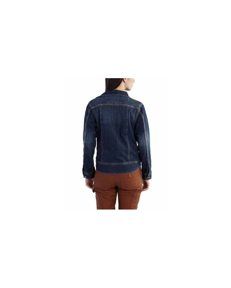 carhartt women's brewster denim jacket