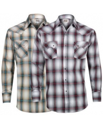 Ely and Walker® Men's LS Snap Plaid Shirt Assorted - Big and Tall