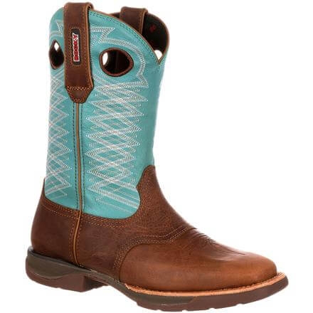 rocky square toe work boots