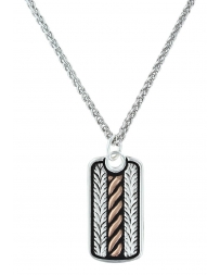 Montana Silversmiths® Men's Square Rope Necklace
