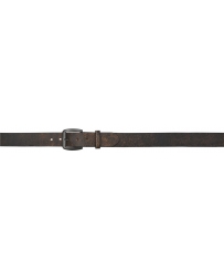 3D Belt Company® Men's Black & Brown Crackle Leather Belt