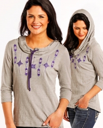 Panhandle® Ladies' Slub Knit Hoodie Aztec