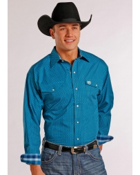 Panhandle® Men's Long Sleeve Snap Print Shirt