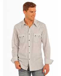 Rock & Roll Cowboy® Men's Long Sleeve Dobby Stripe Snap Shirt