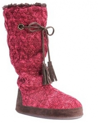 ladies red slippers