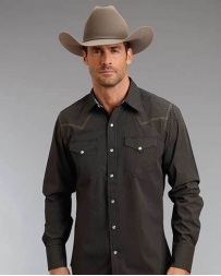 Stetson® Men's LS Snap 2 Pocket Print Shirt