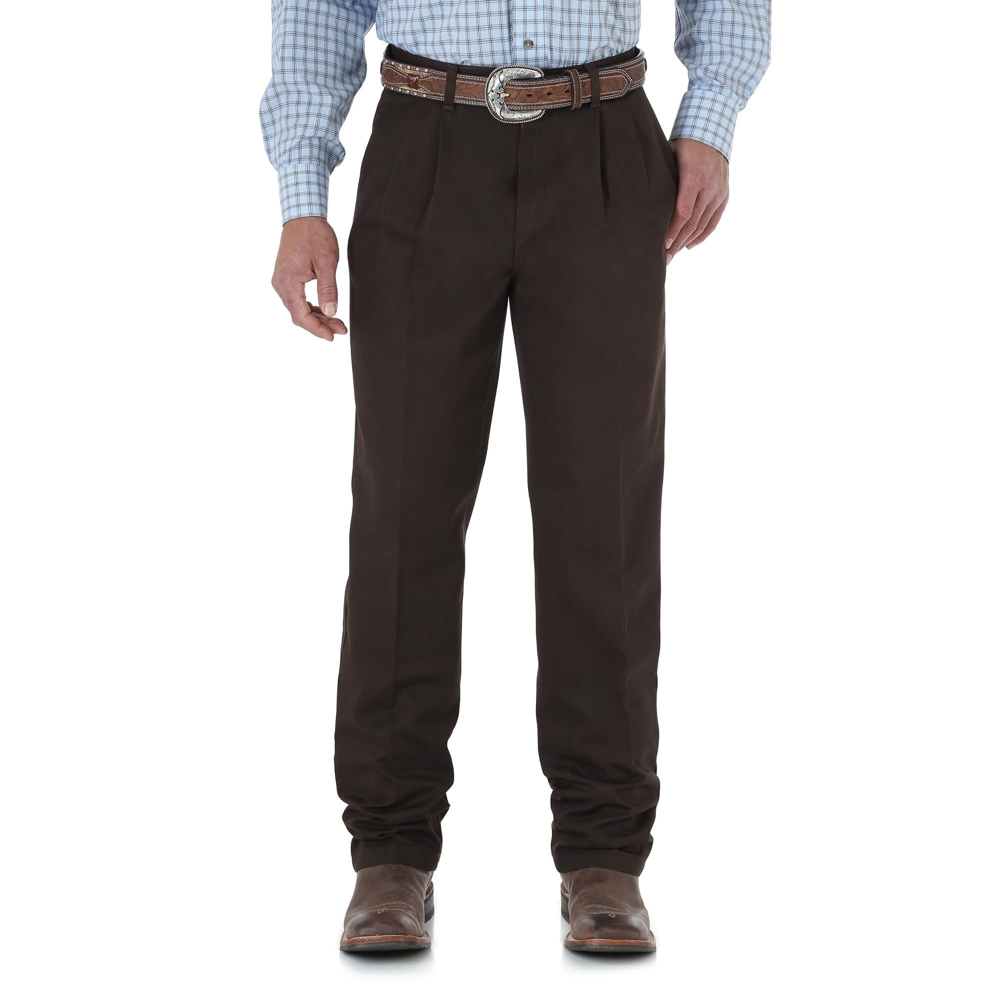 wrangler pleated pants