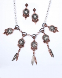 Cindy Smith® Ladies' Copper Feather Necklace