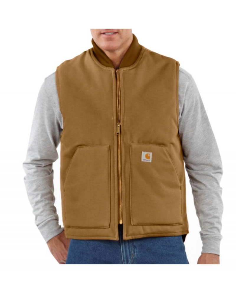 Carhartt® Men's Arctic Quilt Lined Duck Vest - Big & Tall - Fort Brands