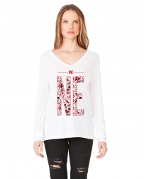 OCJ® Ladies' Long Sleeve Flowey NE Tee