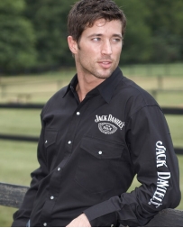 Jack Daniels® Men's Long Sleeve Snap Shirt