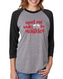 OCJ® Ladies' "Meet Me Under The Mistletoe" Tee