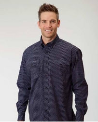 Roper® Men's Long Sleeve Button Print Shirt