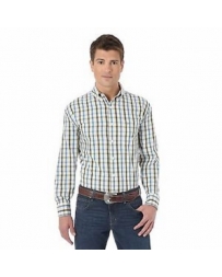 Wrangler® Men's Long Sleeve Plaid Shirt