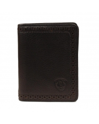 Ariat® Men's Leather Bi-Fold Wallet