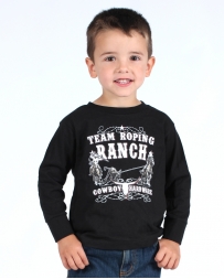 Cowboy Hardware® Boys' Team Ropring Ranch Long Sleeve Tee