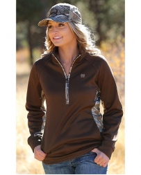 Cinch® Ladies' 1/2 Poly Tech Pullover